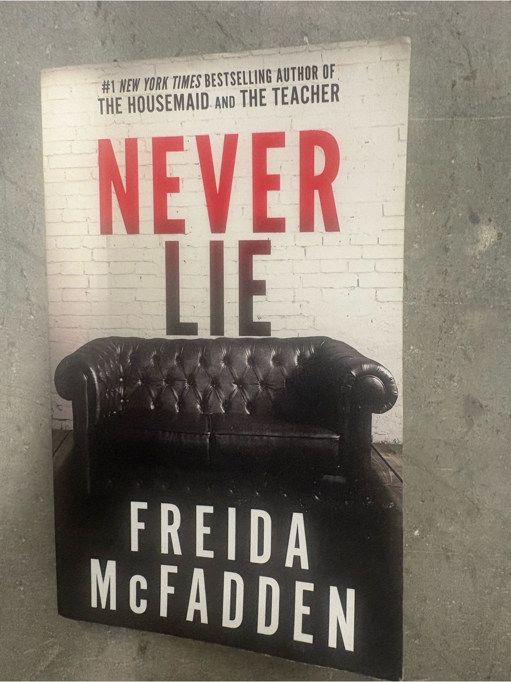 Never Lie Freida McFadden Paperback